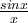   \frac{sinx}{x}  