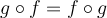 g \circ f=f \circ g